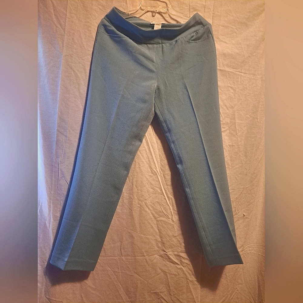 Teal women's trousers